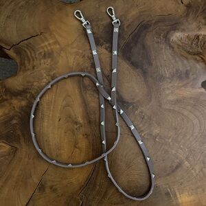 Taupe Studded Bandolier Strap